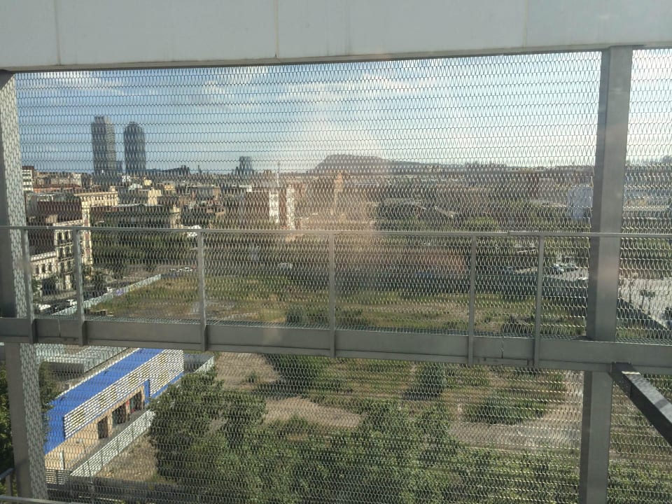 View from the hotel room Travelodge Barcelona Poblenou