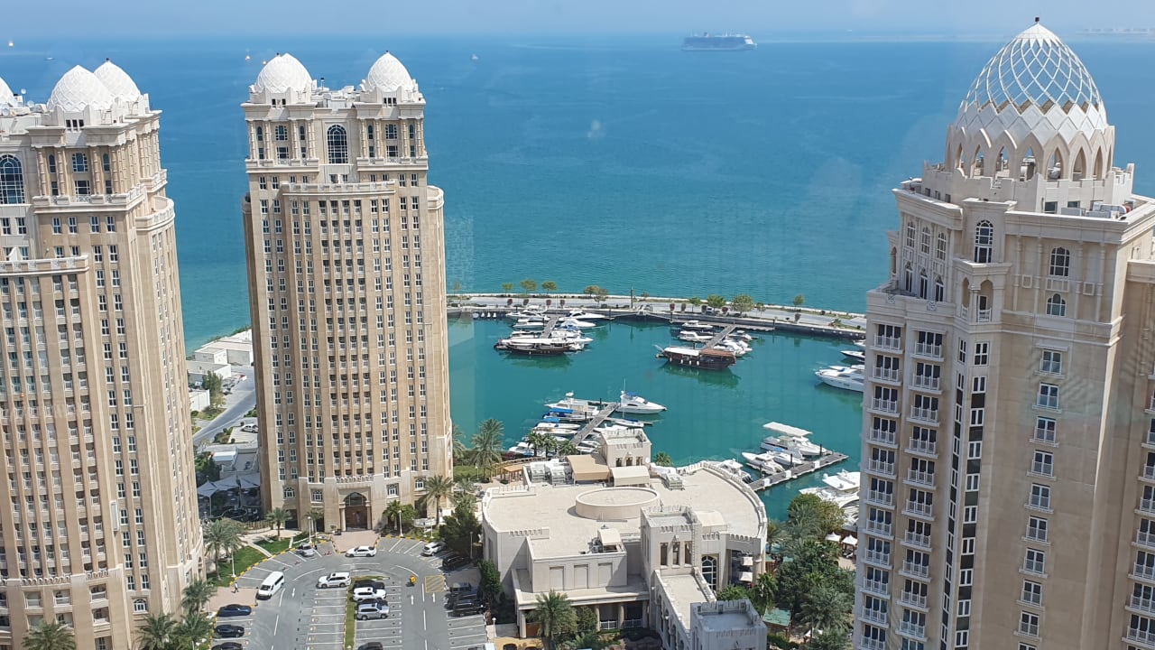 Ausblick Mövenpick Hotel West Bay Doha
