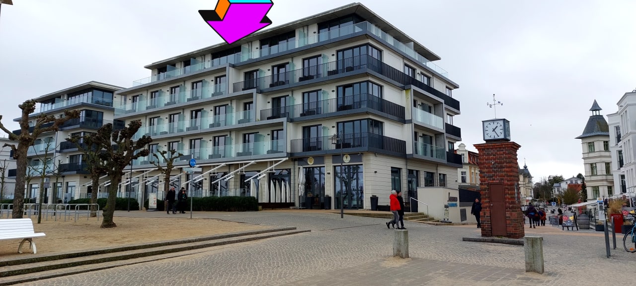 Außenansicht SEETELHOTEL Kaiserstrand Beachhotel