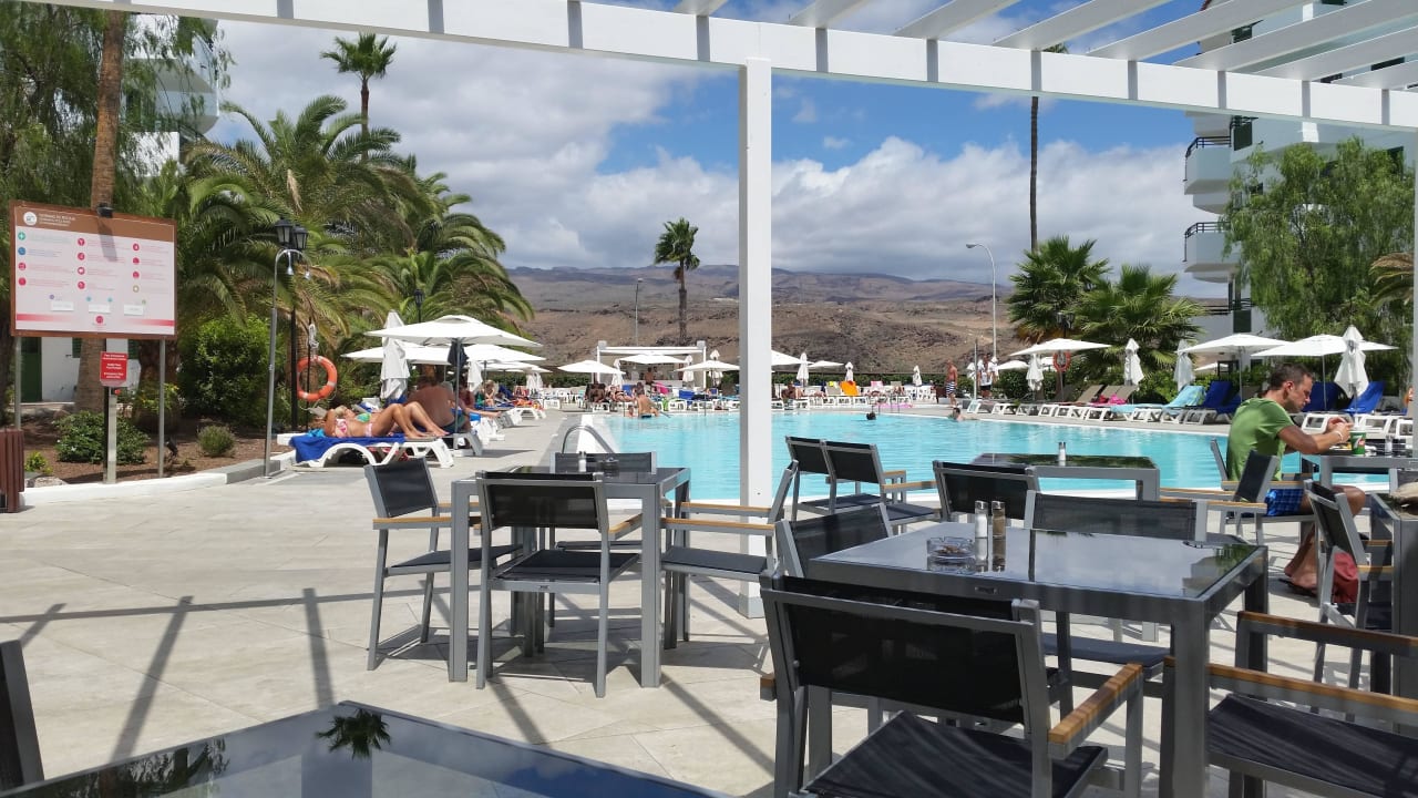 Blick vom Restaurant Servatur Playa Bonita