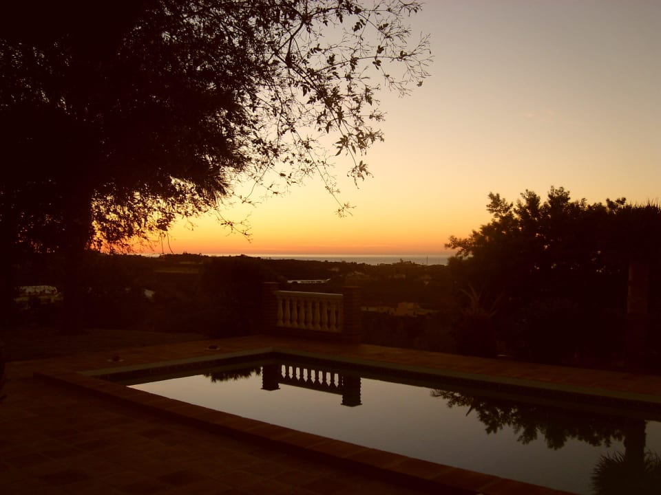 Sonnenaufgang mit Pool Casa Jardin Bolero