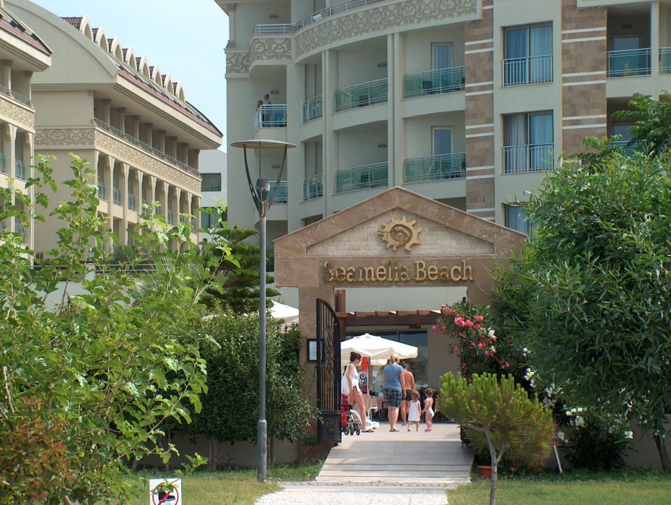 Blick von der Stranspromenade Seamelia Beach Resort