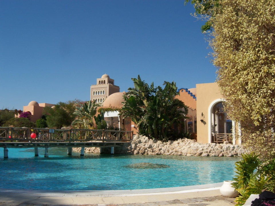 Ein kleiner Teil der großen Poolanlage Grand Makadi