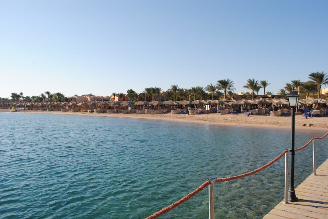 Aussicht vom Steg Jaz Makadi Oasis Resort