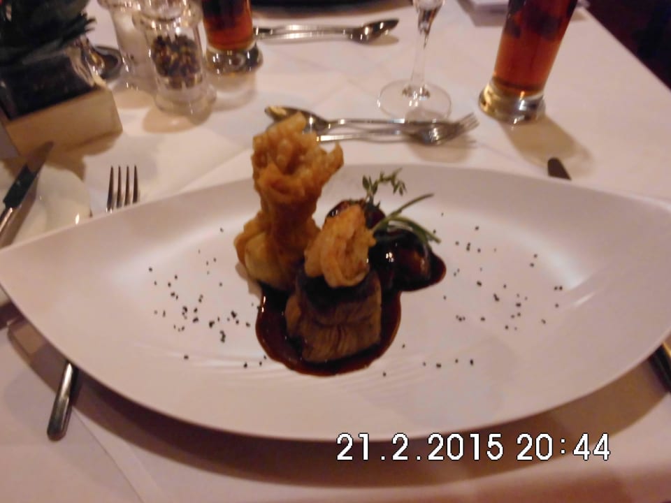 Der vierte Gang vom Candle Light Dinner Morada Strandhotel Ostseebad Kühlungsborn