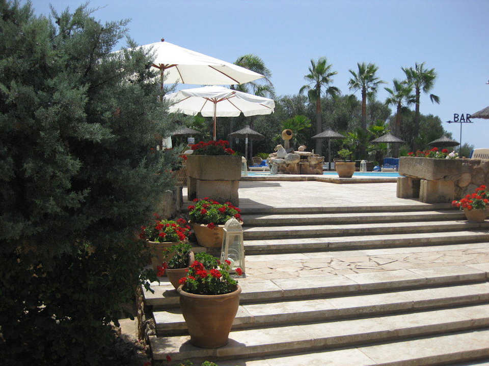 Aufgang zum Pool Finca Hotel Rural Es Turó