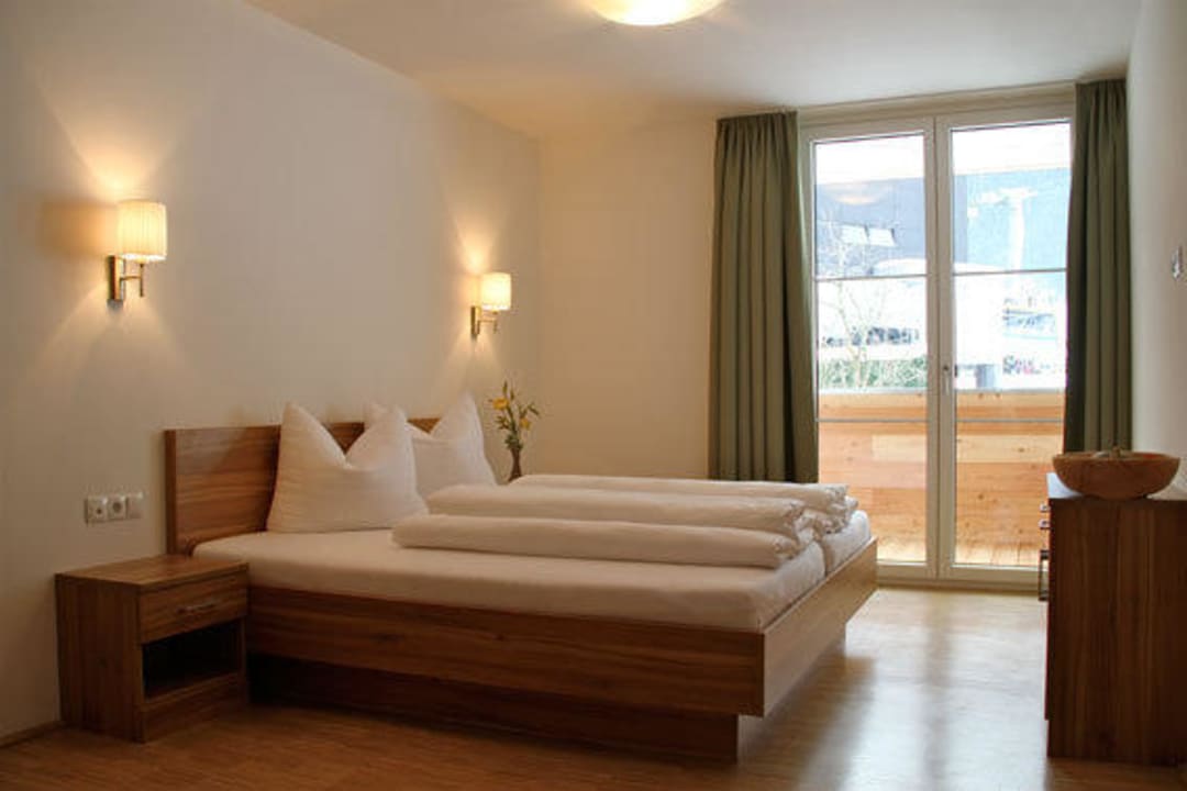 Schlafzimmer Apart Mountain Lodge Mayrhofen