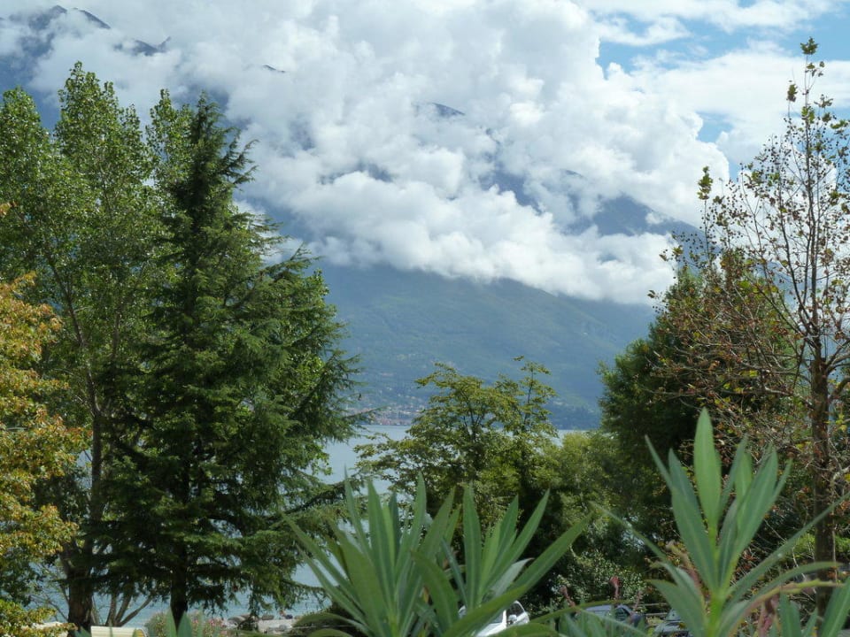 Aussicht von der Hauptterrasse Hotel Sogno del Benaco