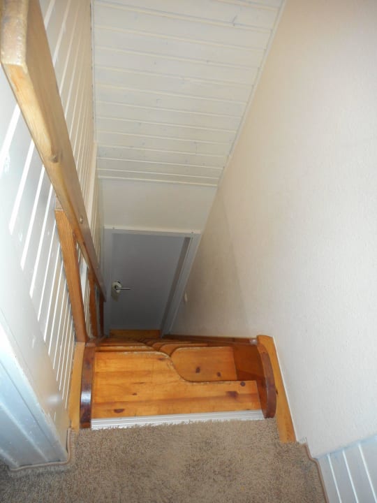 Sehr steile Treppe Hotel Hinrichs (Vorübergehend geschlossen)