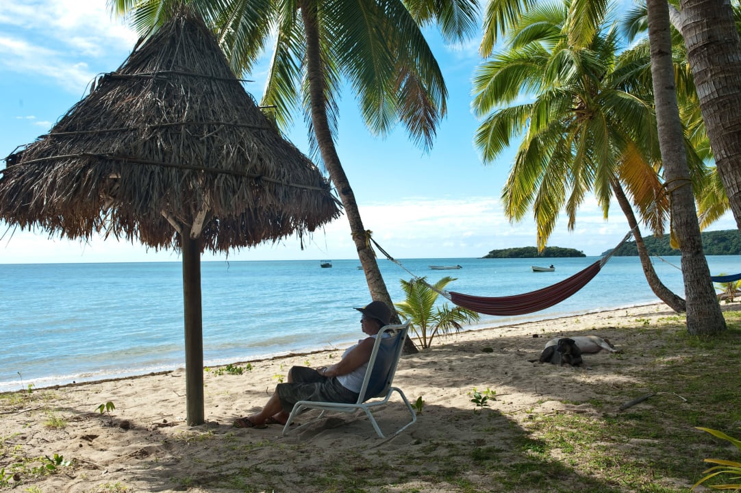 Relax at beach with island viw Papageno Resort