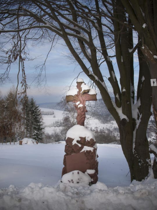Winterlandschaft Landhotel Spessartruh