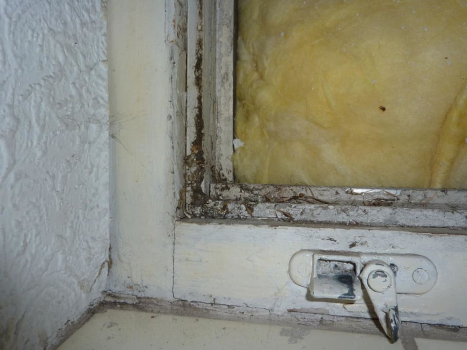 Fenster mit Isolierung über WC Zimmer 12 Sonnenmatte-Titisee B+B Hotel Guesthouse