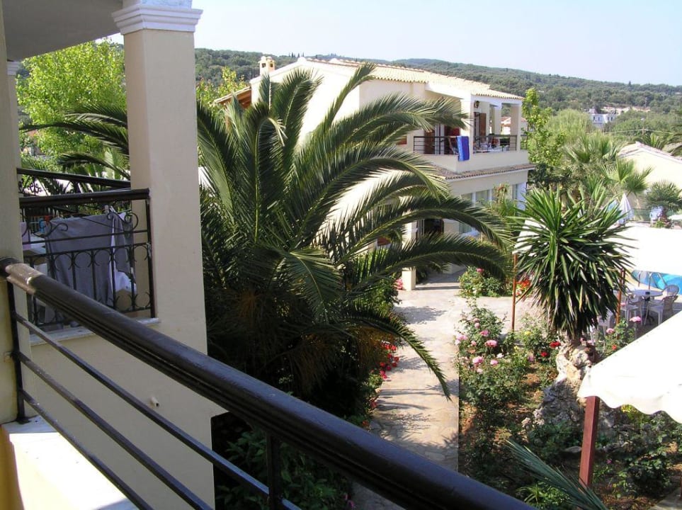 Aussicht vom Balkon Hotel Ilena