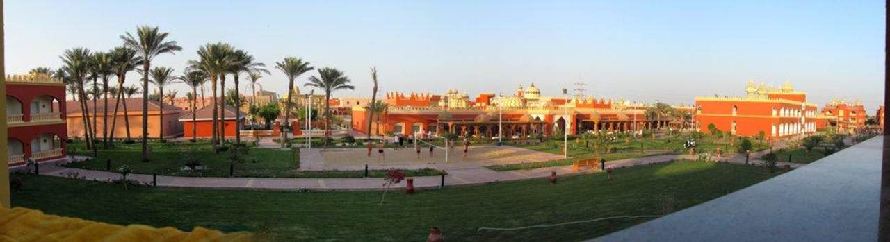 Ausblick aus unserem zimmer Pickalbatros Alf Leila Wa Leila Resort - Neverland Hurghada