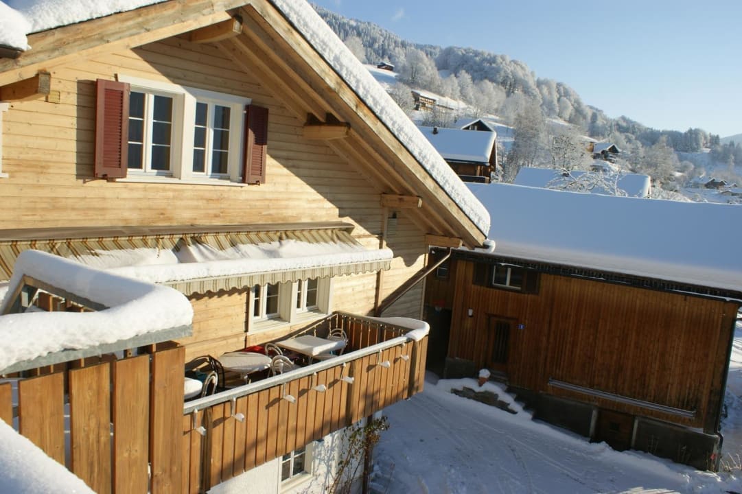 Gasthaus Alpina im Winter Gasthaus Alpina Fanas