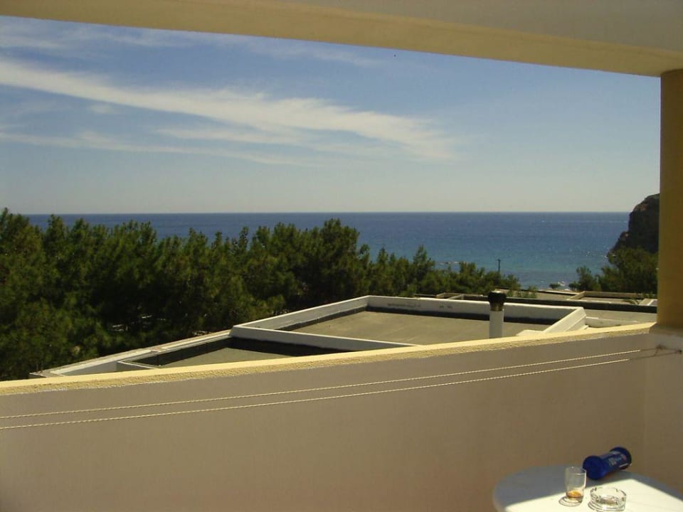 Blick vom Balkon alltoura Club Hotel Porto Angeli Beach Resort