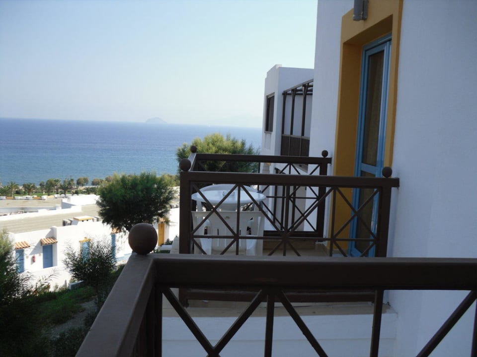 Blick von unserem Balkon Lagas Aegean Village
