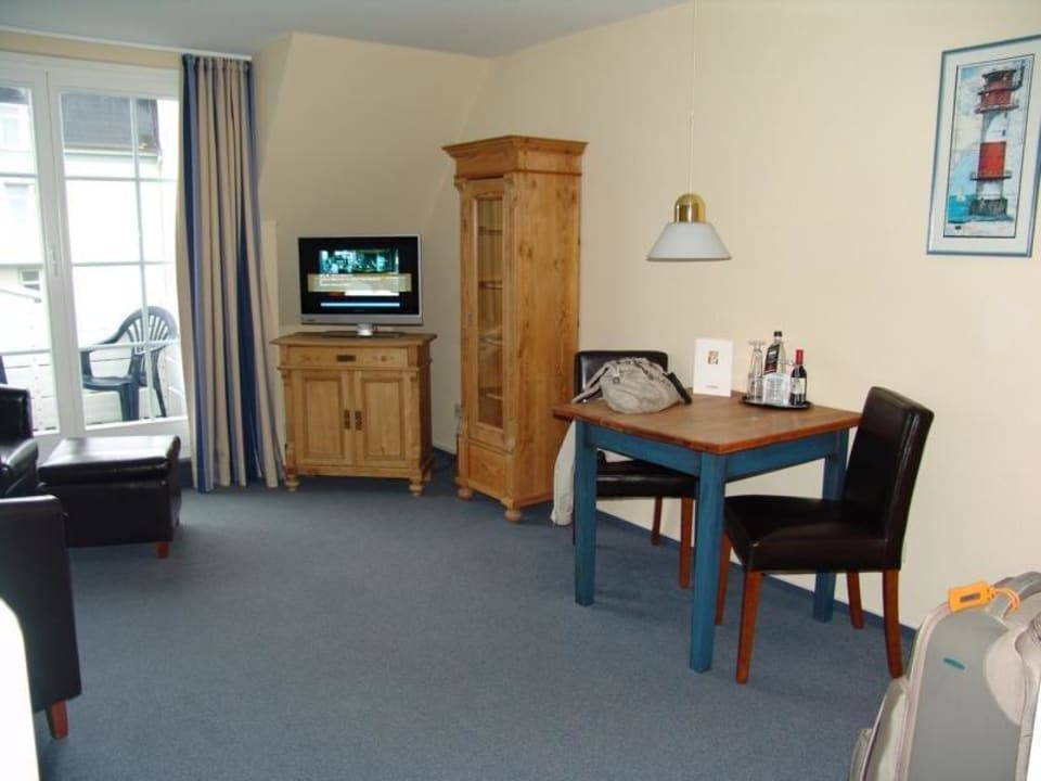 Kleiner Tisch im Studio Lindner Hotel Sylt