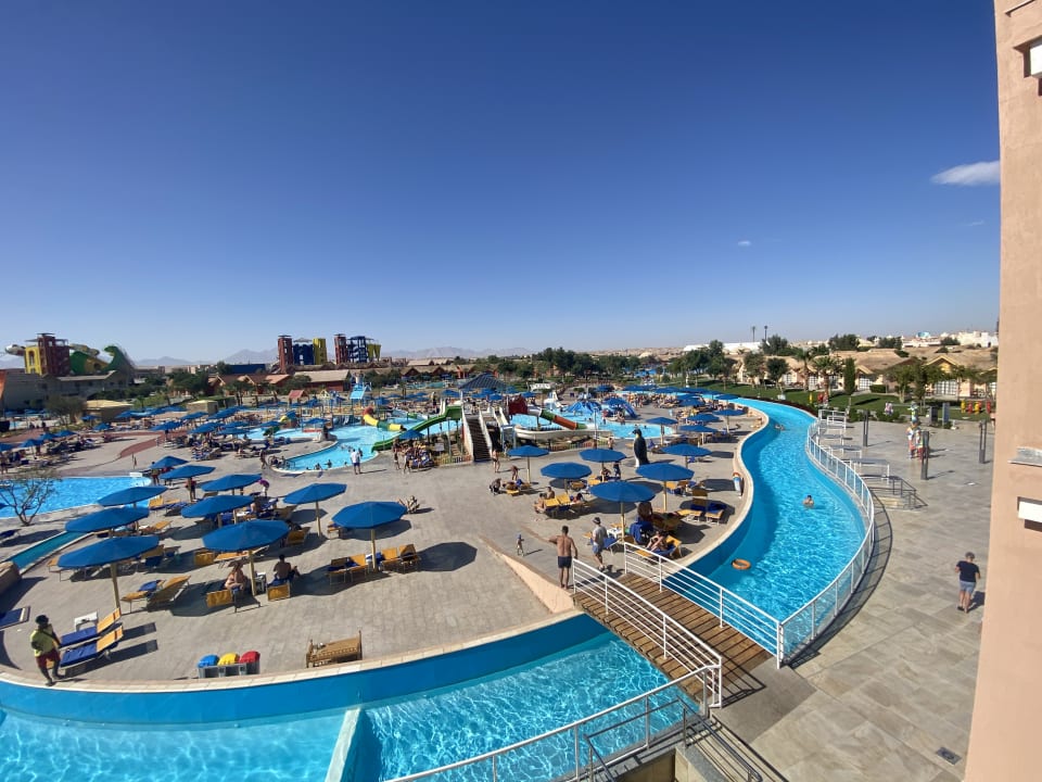 Ausblick Pickalbatros Jungle Aqua Park Resort - Neverland Hurghada