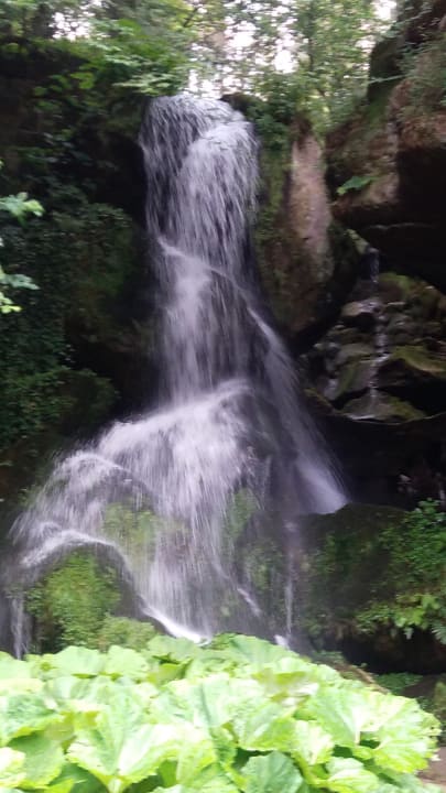 Außenansicht Gaststätte und Pension Lichtenhainer Wasserfall