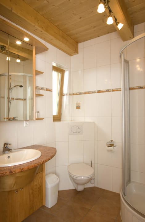 Dusche/WC Ferienwohnung am Oberrainerhof