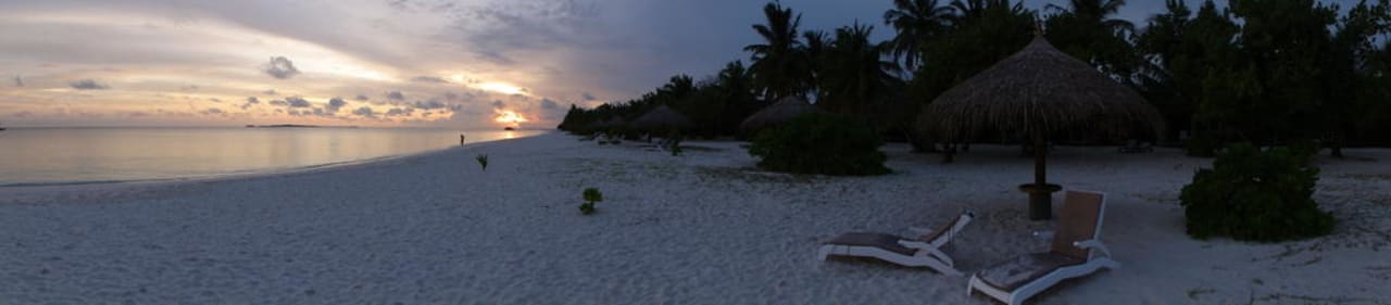 Sonnenuntergang Jacuzzi Beach Villa Kuredu Island Resort & Spa