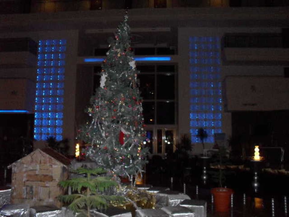 Christbaum in der Lobby Seaden Sea World Resort & Spa