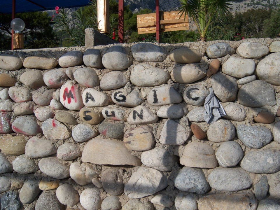 Kennzeichnung des strandabschnittes Hotel Magic Sun