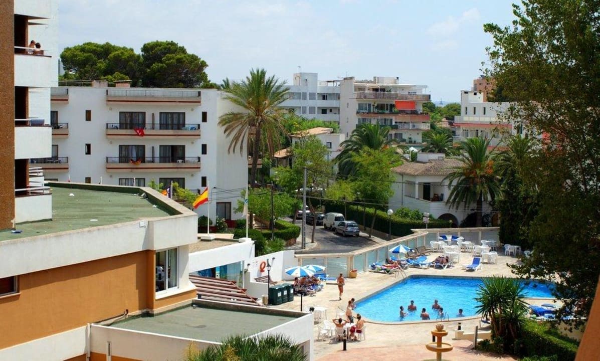 Blick vom Balkon Hotel Vibra Palma Cactus