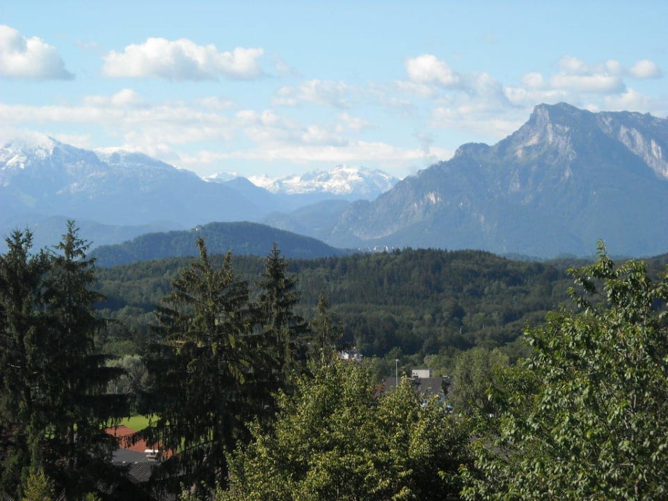 Blick aus unserem Zimmer  (Neubau Hotel Gmachl) Romantik Spa Hotel Elixhauser Wirt