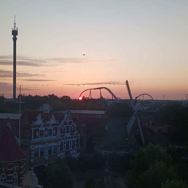Ausblick Heide Park Abenteuerhotel