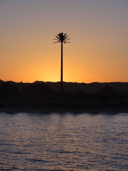 Sonnenuntergang über dem Strand Mövenpick Resort El Quseir