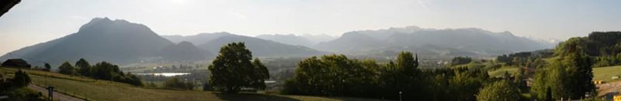 Panorama von der Terrasse Hotel Kühbergalp