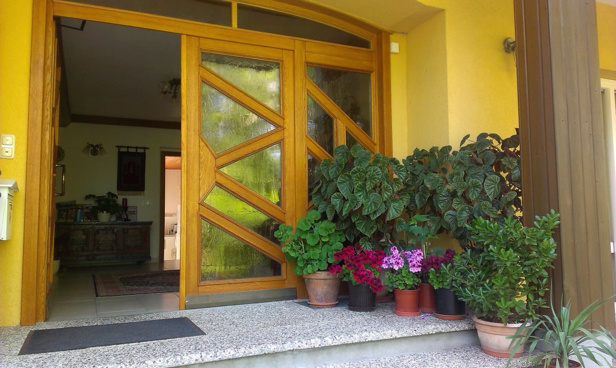 Hauseingang Strandpension Liane