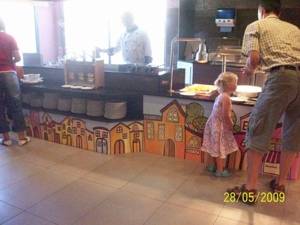 Kinderbuffet blau punta reina