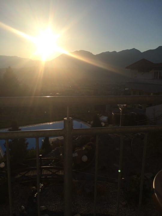 Ausblick vom Zimmerbalkon Hotel Panorama Royal