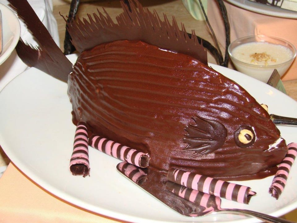 Czekoladowa rybka, mniam! Xanadu Resort Hotel