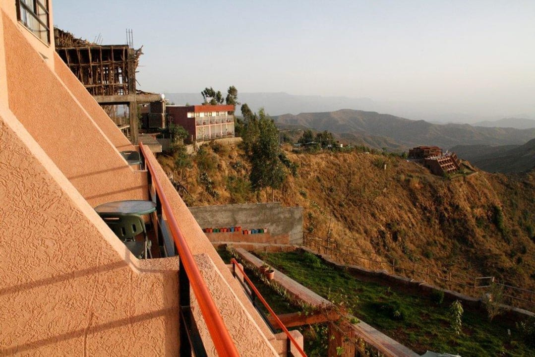 Blick vom Zimmer Panoramic View Hotel