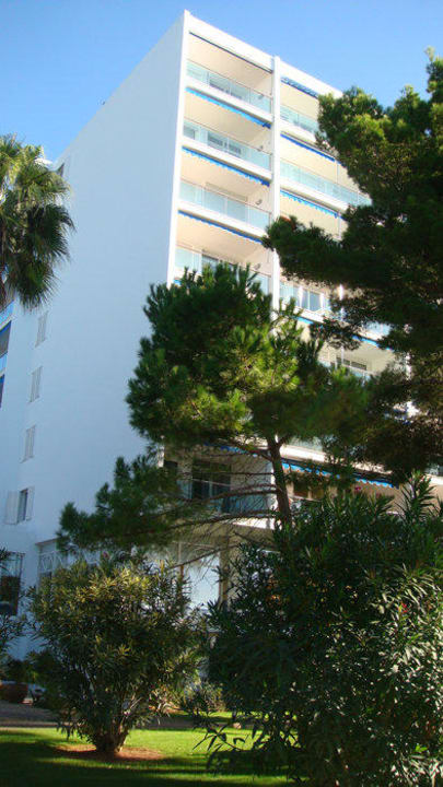 Blick aus dem Garten Hipotels Eurotel Punta Rotja Golf & Spa