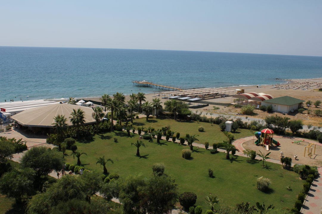 Ausblick vom 6.Stock Club Turtas Beach Hotel