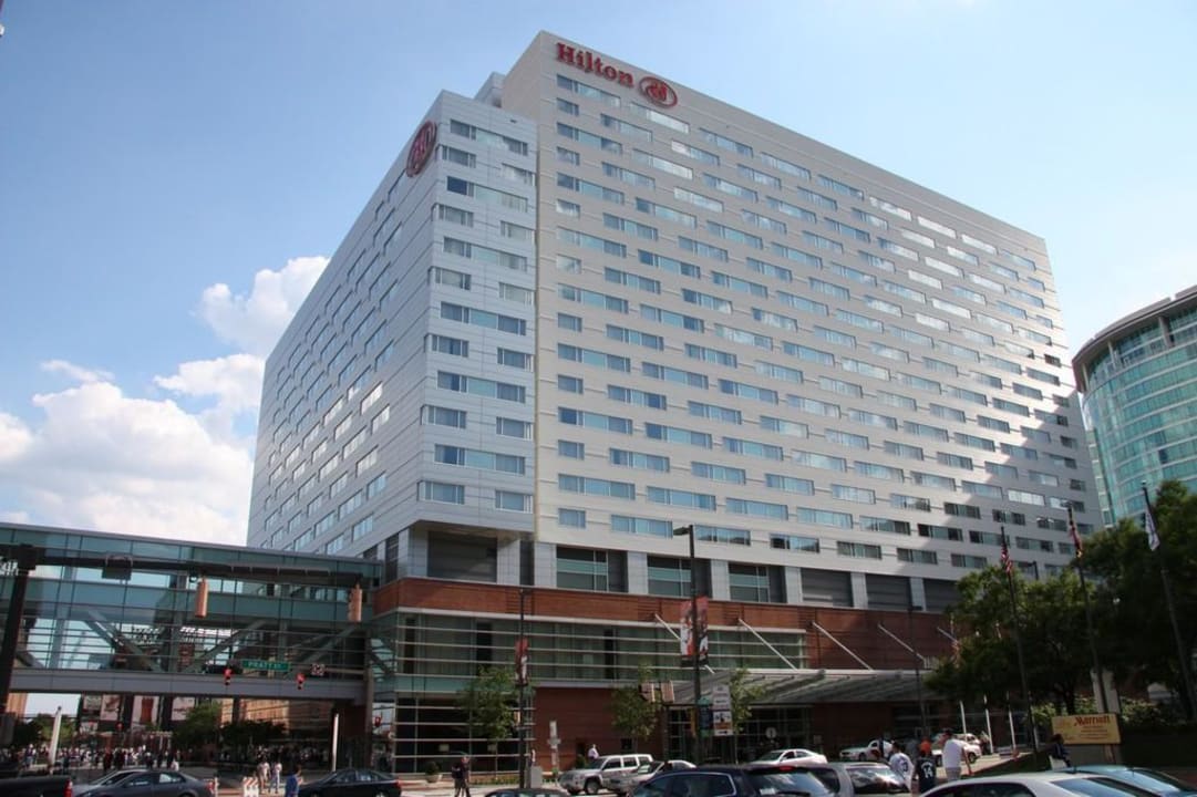Blick auf das Hotel Hotel Hilton Baltimore