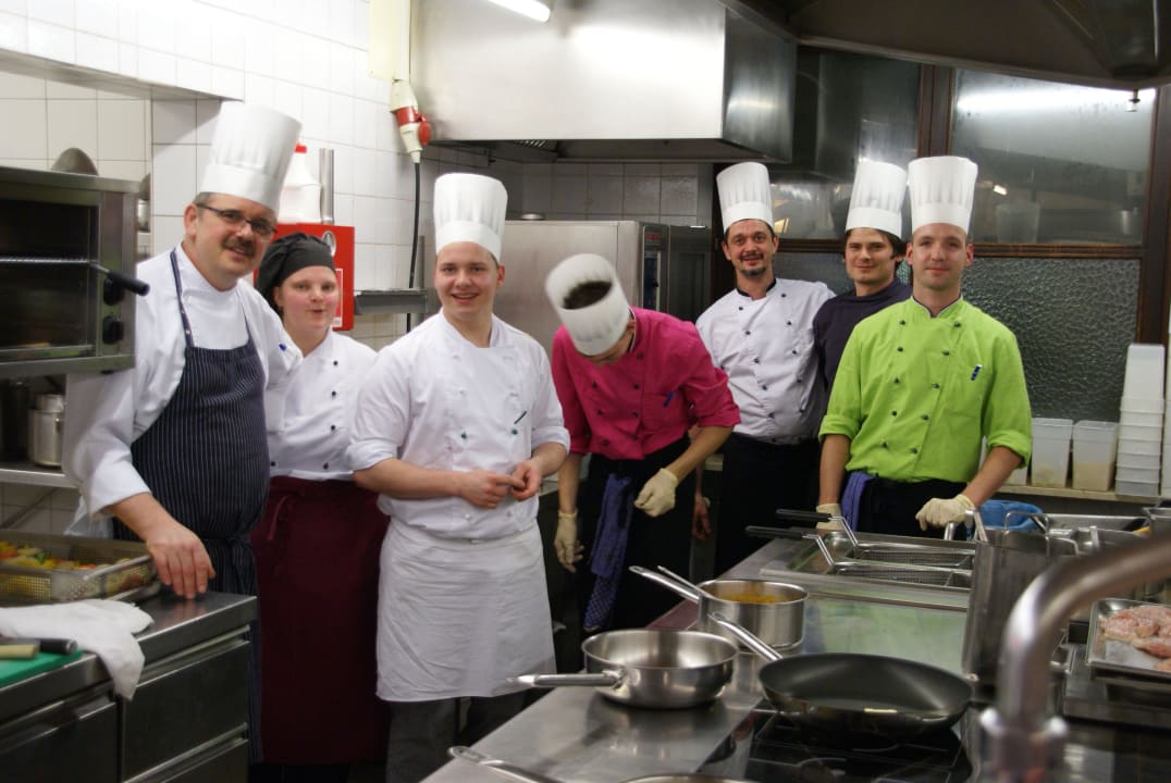 Küchenteam mit Herrn Euler Hotel König Ludwig