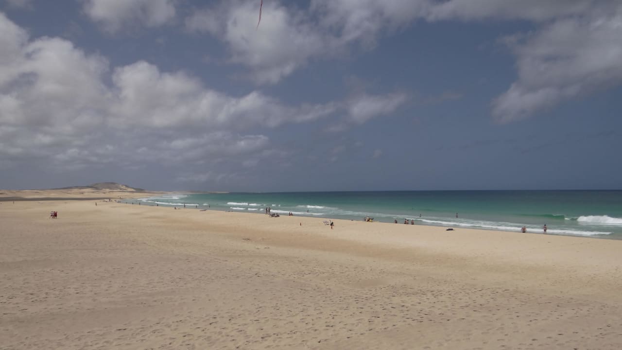 Auslick vom Turm - linker Strandabschnitt Occidental Boa Vista Beach