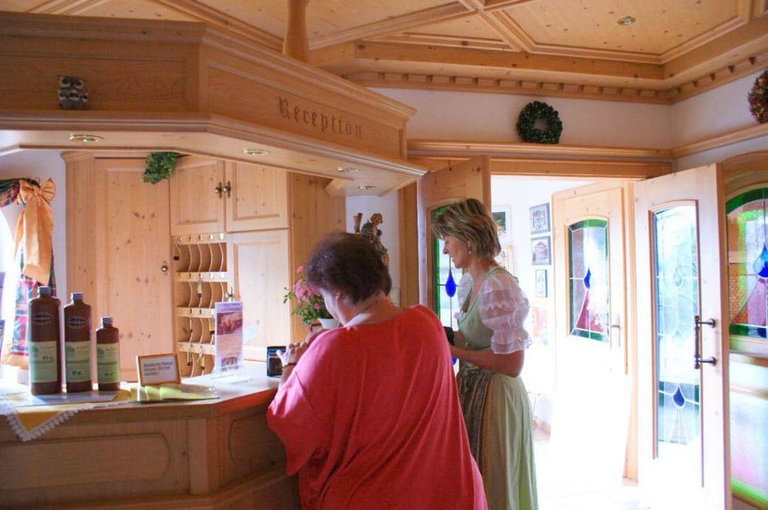 Rezeption Hotel Brunnenhof