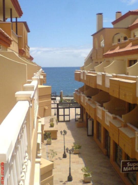 Aussicht aus dem Hotelzimmer... Elba Castillo San Jorge & Antigua Suite Hotel