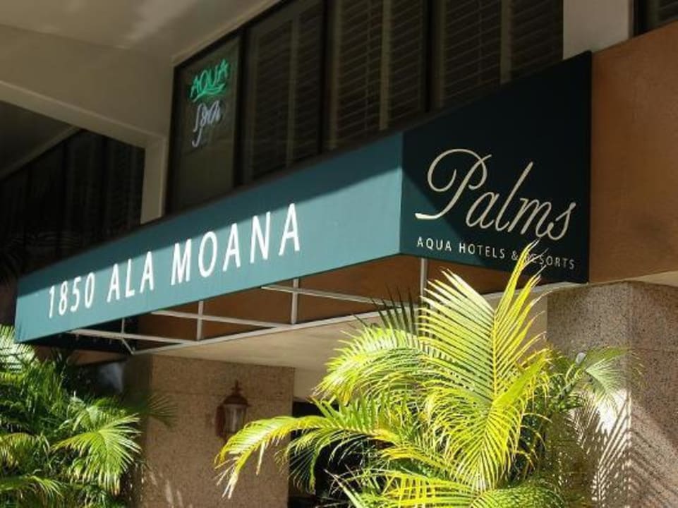 Eingang Hotel Aqua Palms at Waikiki
