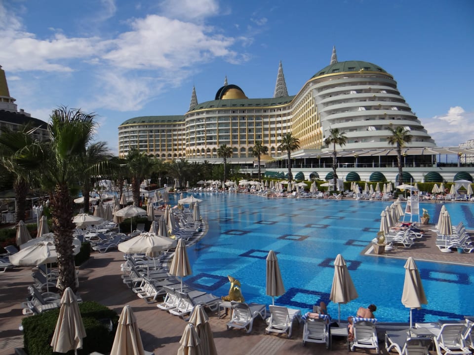 Rückansicht vom Pool Hotel Delphin Imperial