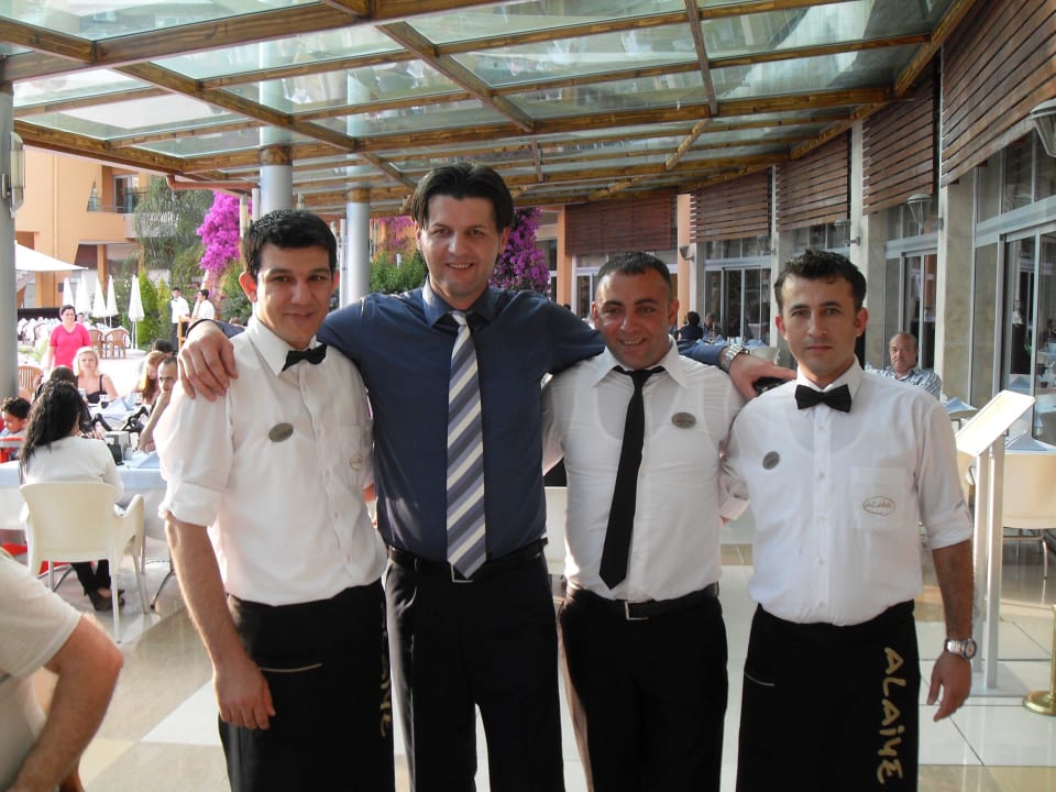 Restaurantchef Sinan mit Mehmet,  Serhan und Fathi Alaiye Resort & Spa