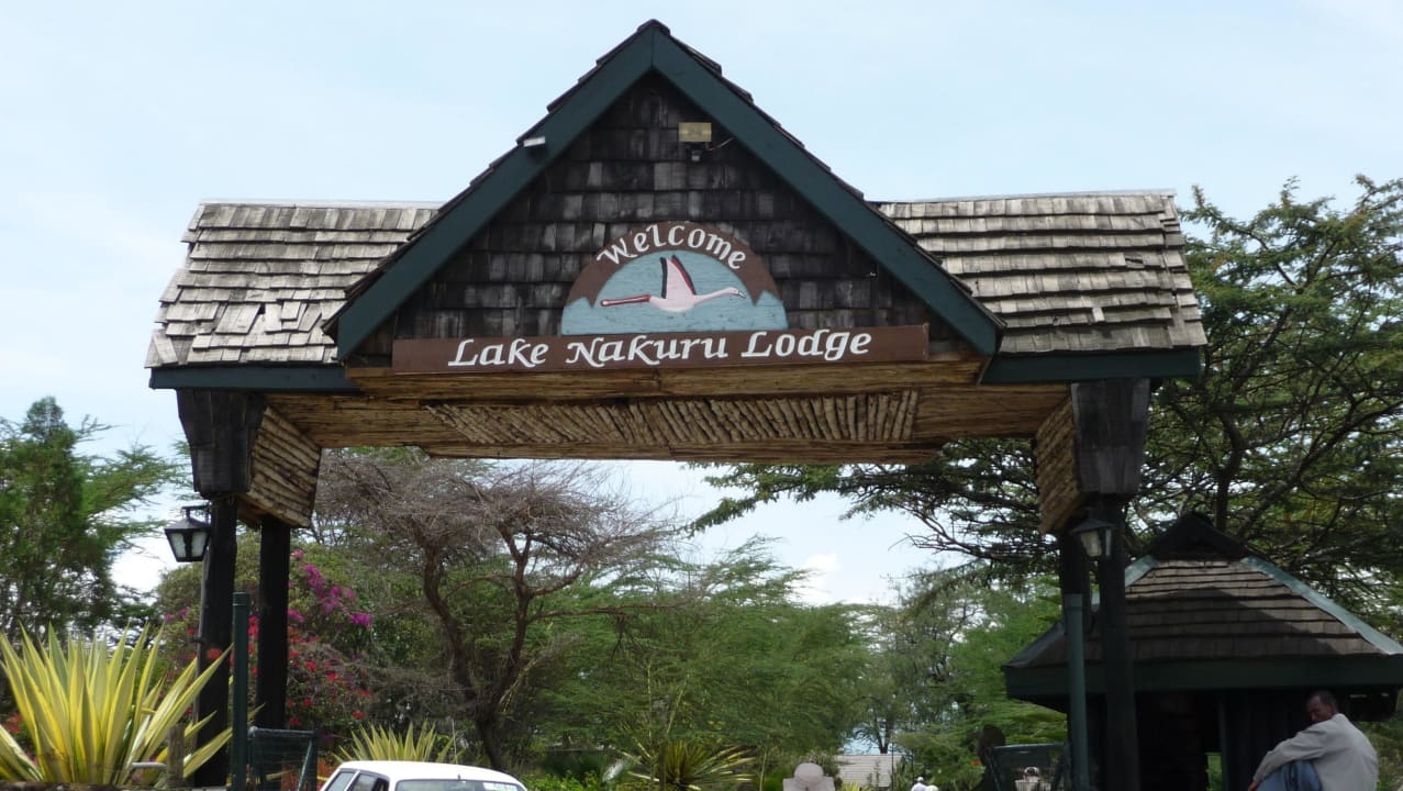 Eingangstor Hotel Lake Nakuru Lodge