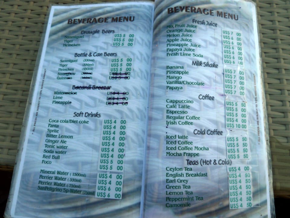 Preisliste Januar 2012 Eri Maldives